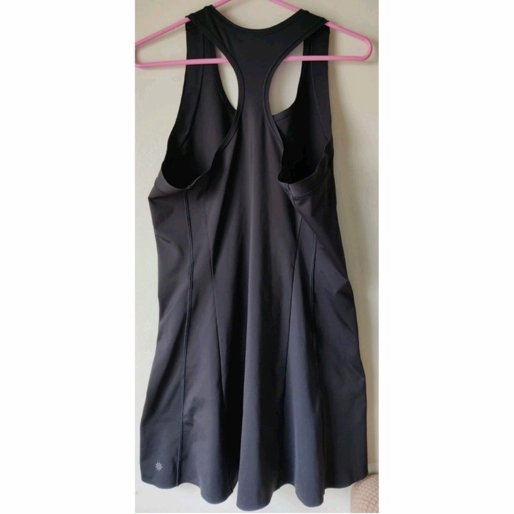 Athleta Levitate Mini Dress Athletic Black Large - Picture 4 of 5